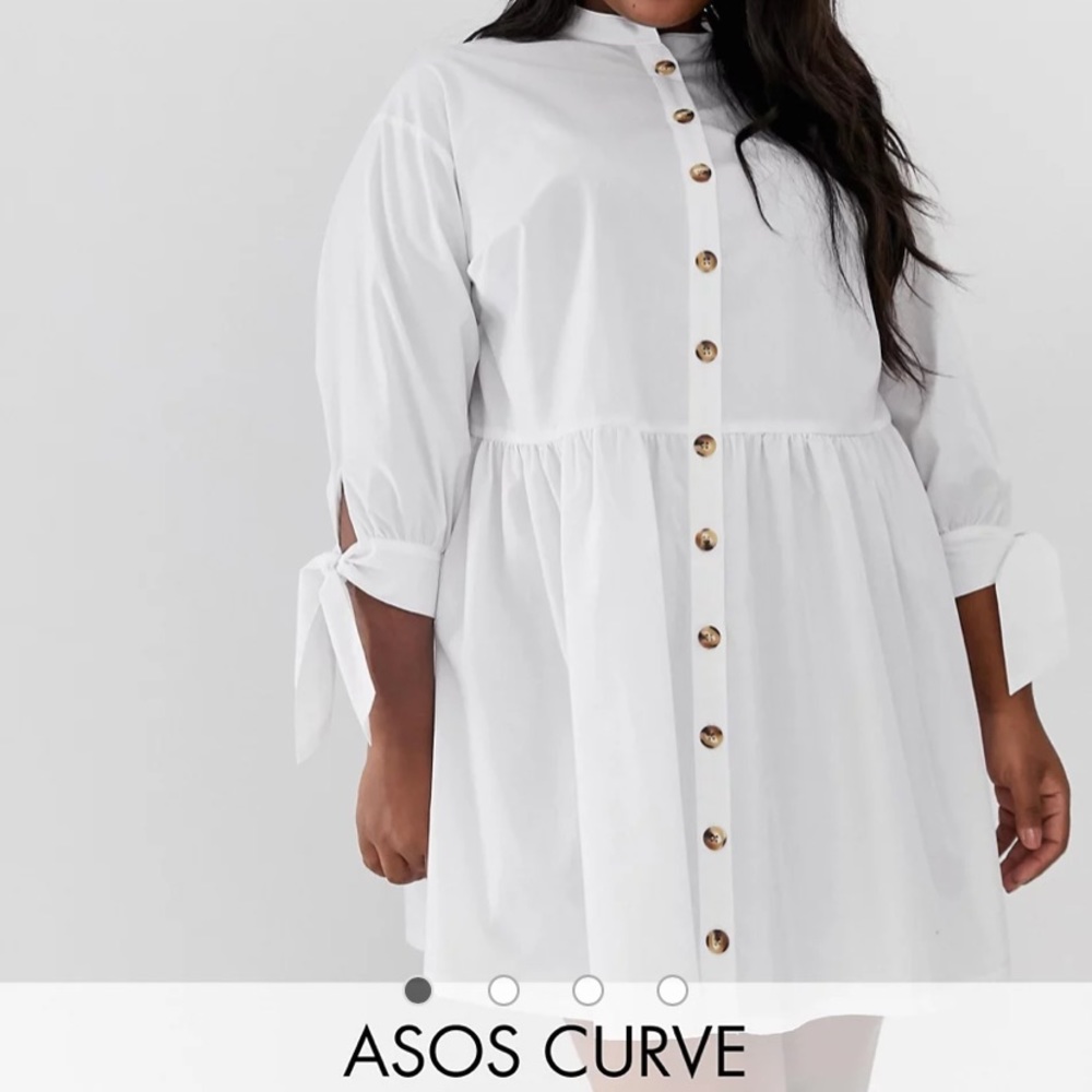 ASOS curve mini smock dress